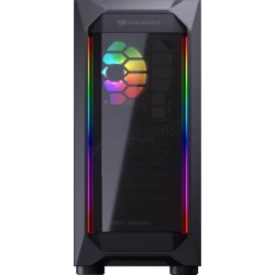 Boitier Moyen Tour ATX Cougar MX410 RGB avec panneaux vitrés (Noir)