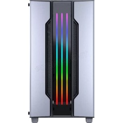 Boitier Mini Tour Micro ATX Cougar Gemini M RGB avec panneaux vitrés (Argent)