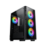 Boitier Moyen Tour ATX Xigmatek Elite 1 RGB avec panneaux vitrés (Noir)