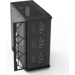 Boitier Moyen Tour E-ATX Zalman Z10 Duo avec panneaux vitrés (Noir)