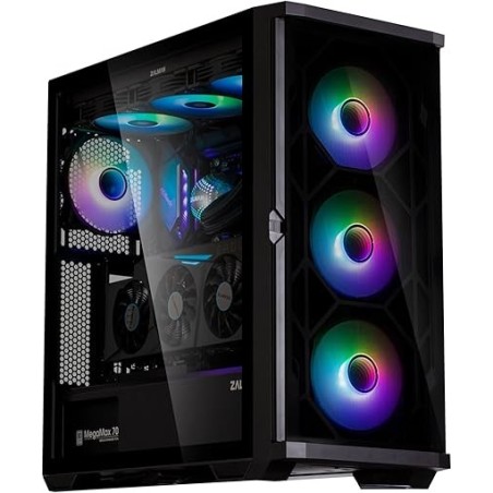 Boitier Moyen Tour E-ATX Zalman Z10 Duo avec panneaux vitrés (Noir)