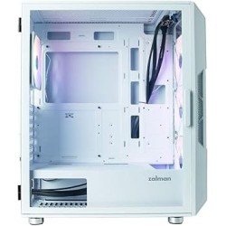 Boitier Moyen Tour ATX Zalman I3 Neo RGB avec panneau vitré (Blanc)