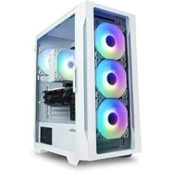 Boitier Moyen Tour ATX Zalman I3 Neo TG RGB avec panneaux vitrés (Blanc)