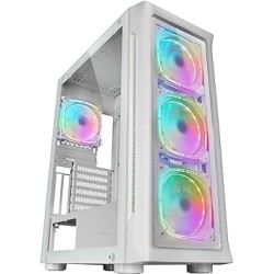 Boitier Grand Tour E-ATX Mars Gaming MC-Neo RGB avec panneau vitré (Blanc)