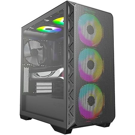 Boitier Moyen Tour E-ATX Montech Air 903 Max RGB avec panneau vitré (Noir)