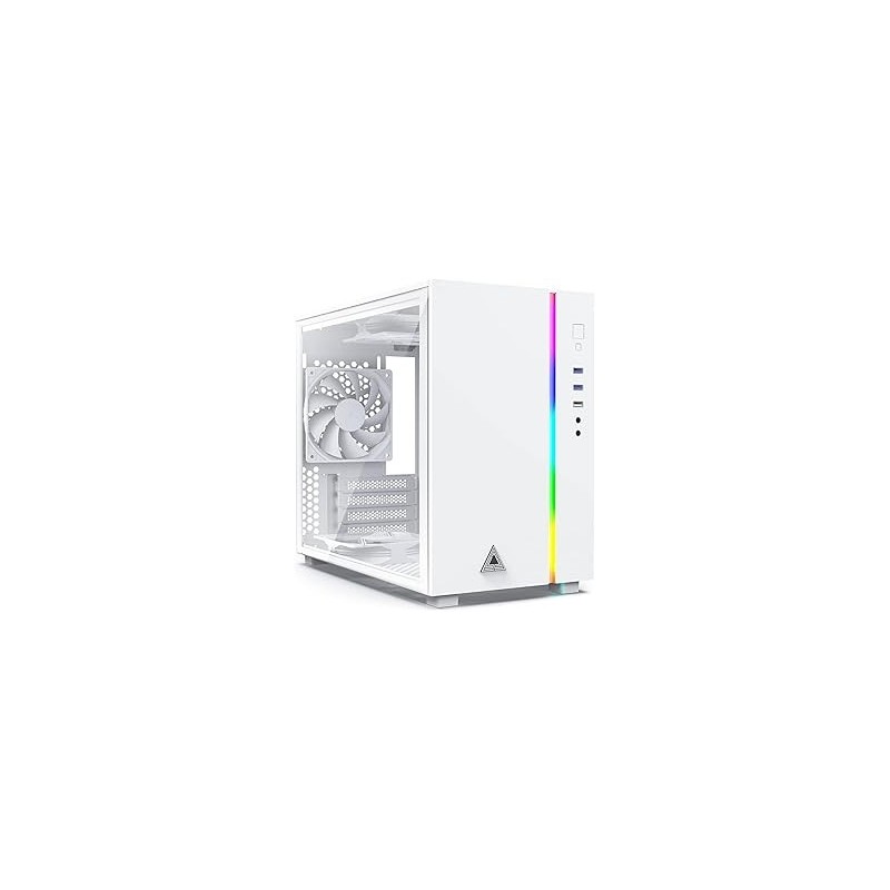 Boitier Mini Tour Micro ATX Montech Sky One Mini RGB avec panneaux vitrés (Blanc)