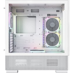 Boitier Moyen Tour ATX Montech Sky Two RGB avec panneaux vitrés (Blanc)