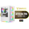 Boitier Moyen Tour ATX Gamdias Athena M6 RGB avec panneaux vitrés (Blanc)