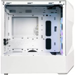 Boitier Mini Tour Micro ATX Cooler Master MasterBox TD300 Mesh RGB avec panneau vitré (Blanc)