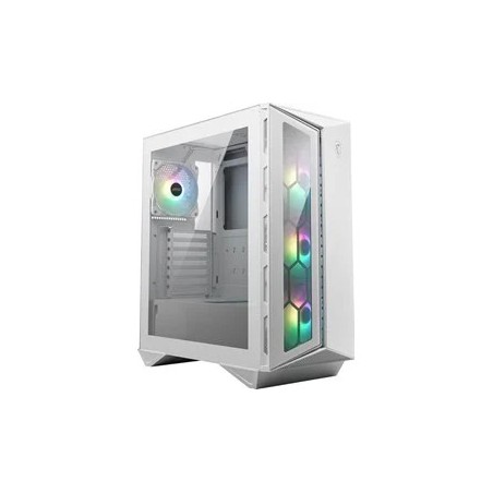 Boitier Moyen Tour ATX MSI MPG Gungnir 110R RGB avec panneaux vitrés (Blanc)