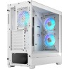 Boitier Moyen Tour ATX Fractal Design Pop Air RGB avec panneau vitré (Blanc)