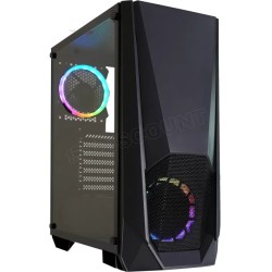 Boitier Moyen Tour ATX Xilence Performance C Xilent Blast XG141 RGB avec panneau vitré (Noir)