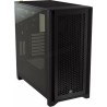 Boitier Moyen Tour E-ATX Corsair iCue 4000D Airflow RGB avec panneaux vitrés (Noir)