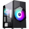 Boitier Mini Tour Micro ATX iTek Vortex RGB avec panneau vitré (Noir)