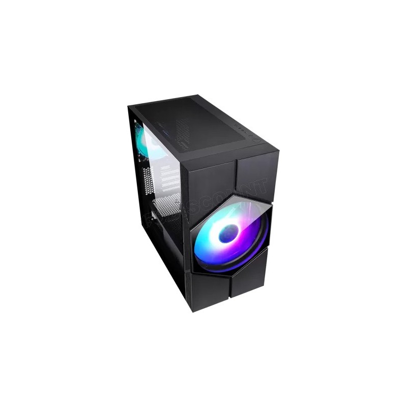 Boitier Mini Tour Micro ATX iTek Vortex RGB avec panneau vitré (Noir)