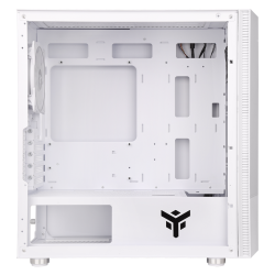 Boitier Mini Tour Micro ATX iTek Liflig 41 RGB avec panneau vitré (Blanc)