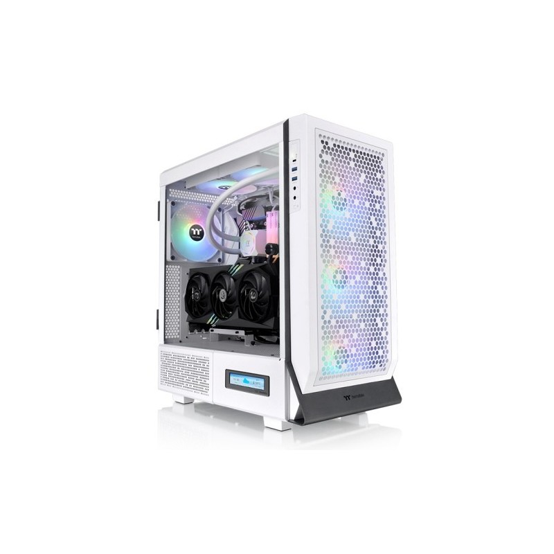 Boitier Moyen Tour E-ATX Thermaltake Ceres 500 RGB avec panneau vitré (Blanc)