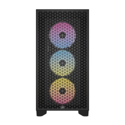 Boitier Moyen Tour ATX Corsair 3000D Airflow RGB avec panneaux vitrés (Noir)