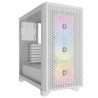 Boitier Moyen Tour ATX Corsair 3000D Airflow RGB avec panneaux vitrés (Blanc)