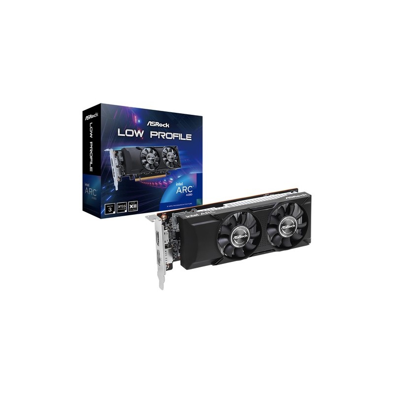 Carte Graphique ASRock Intel Arc A380 6Go Low Profile