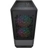 Boitier Mini Tour Micro ATX Cougar MG140 Air RGB avec panneau vitré (Noir)