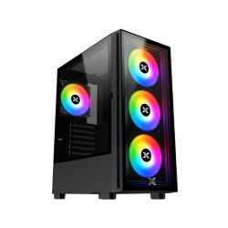 Boitier Moyen Tour ATX Xigmatek Phantom RGB avec panneaux vitrés (Noir)