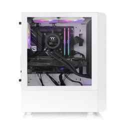 Boitier Moyen Tour ATX Thermaltake S200 TG RGB avec panneau vitré (Blanc)