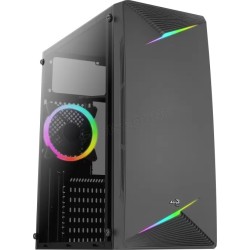 Boitier Moyen Tour ATX AeroCool Talon-G RGB avec panneaux vitrés (Noir)