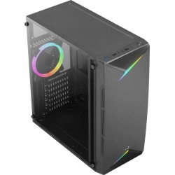 Boitier Moyen Tour ATX AeroCool Talon-G RGB avec panneaux vitrés (Noir)