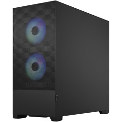 Boitier Moyen Tour ATX Fractal Design Pop Air RGB avec panneau vitré (Noir)