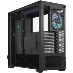 Boitier Moyen Tour ATX Fractal Design Pop Air RGB avec panneau vitré (Noir)