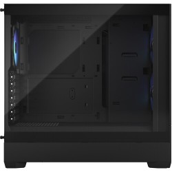 Boitier Moyen Tour ATX Fractal Design Pop Air RGB avec panneau vitré (Noir)