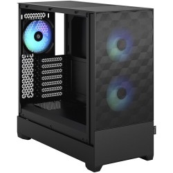 Boitier Moyen Tour ATX Fractal Design Pop Air RGB avec panneau vitré (Noir)