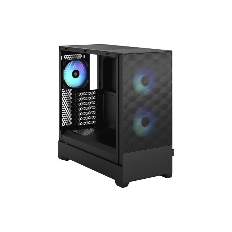 Boitier Moyen Tour ATX Fractal Design Pop Air RGB avec panneau vitré (Noir)