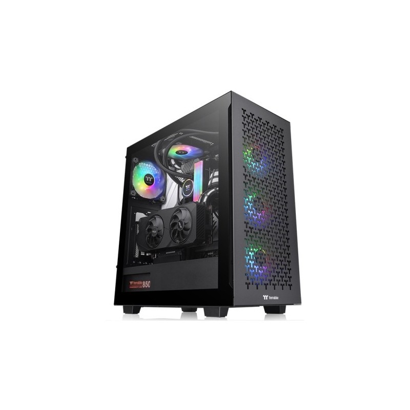 Boitier Moyen Tour ATX Thermaltake V350 TG Air RGB avec panneau vitré (Noir)