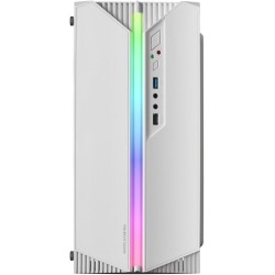 Boitier Mini Tour Micro ATX Mars Gaming MC-S1 RGB avec panneau vitré (Blanc)