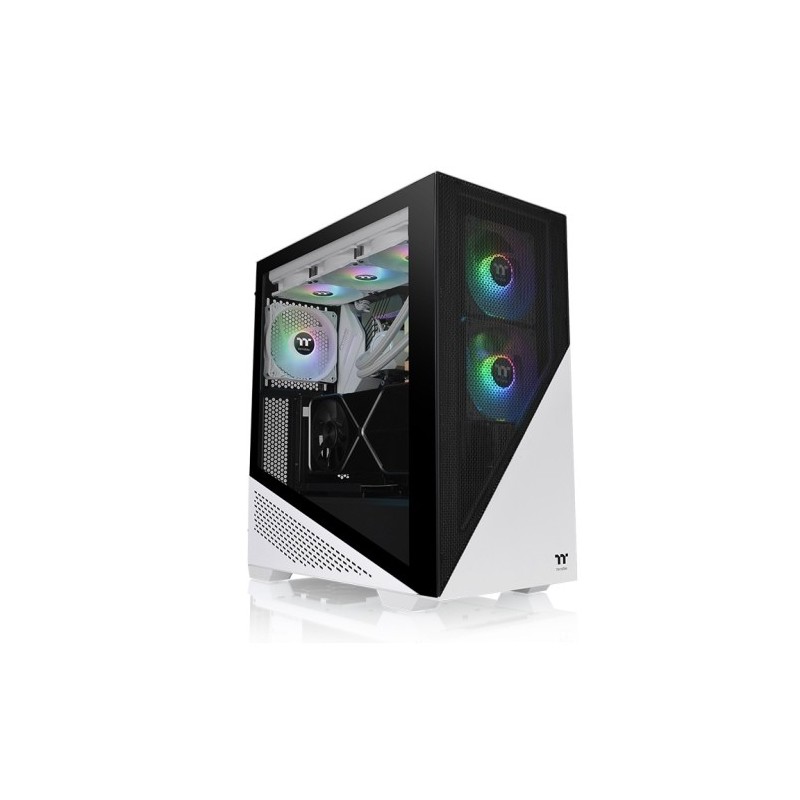 Boitier Moyen Tour E-ATX Thermaltake Divider 370 RGB (Blanc/Noir)