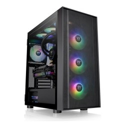 Boitier Moyen Tour ATX Thermaltake H570 RGB avec panneaux vitrés (Noir)