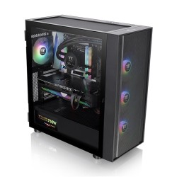 Boitier Moyen Tour ATX Thermaltake H570 RGB avec panneaux vitrés (Noir)