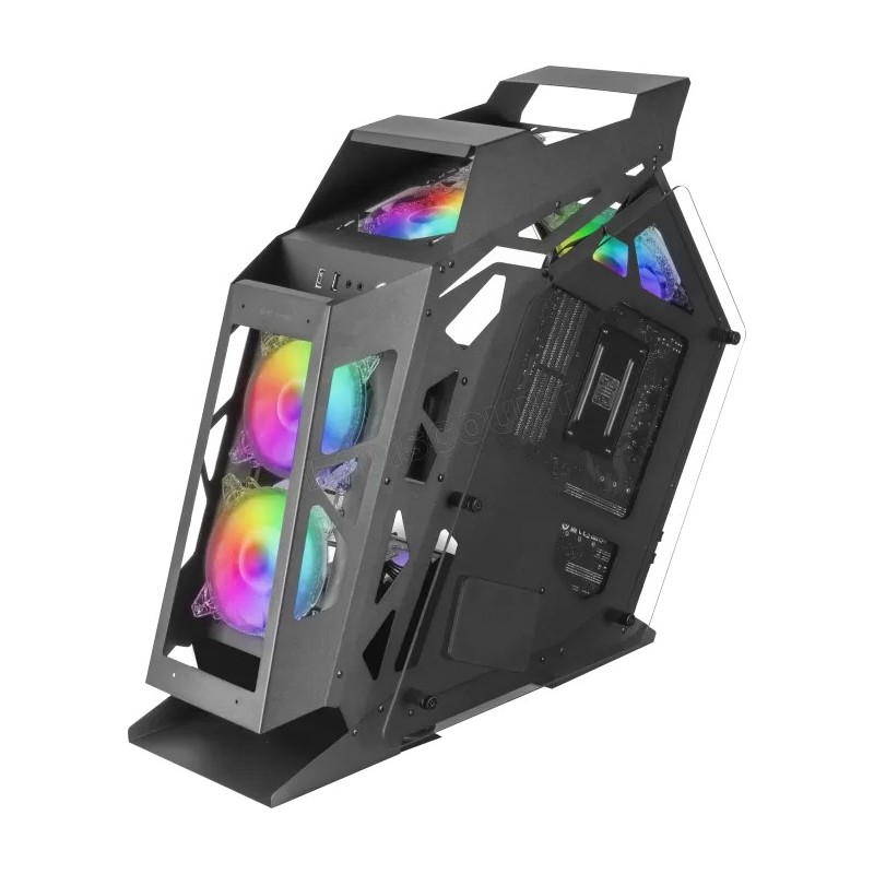 Boitier Mini Tour Micro ATX Mars Gaming MC61 RGB avec panneau vitré (Noir)