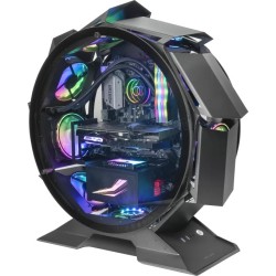 Boitier Mini Tour Micro ATX Mars Gaming MC-Orb avec panneaux vitrés (Noir)