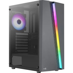 Boitier Moyen Tour ATX AeroCool Blade RGB avec panneau vitré (Noir)