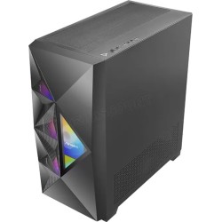 Boitier Moyen Tour ATX Antec Dark Fleet DF800 Flux RGB avec panneau vitré (Noir)