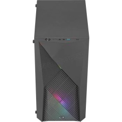 Boitier Mini Tour Micro ATX AeroCool Raider Mini V2 RGB avec panneau vitré (Noir)