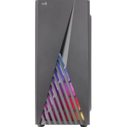 Boitier Moyen Tour ATX AeroCool Delta-A RGB avec panneau vitré (Noir)