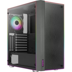 Boitier Moyen Tour ATX AeroCool Skribble RGB avec panneaux vitrés (Noir)