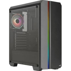 Boitier Moyen Tour ATX AeroCool Genesis v2 RGB avec panneau vitré (Noir)