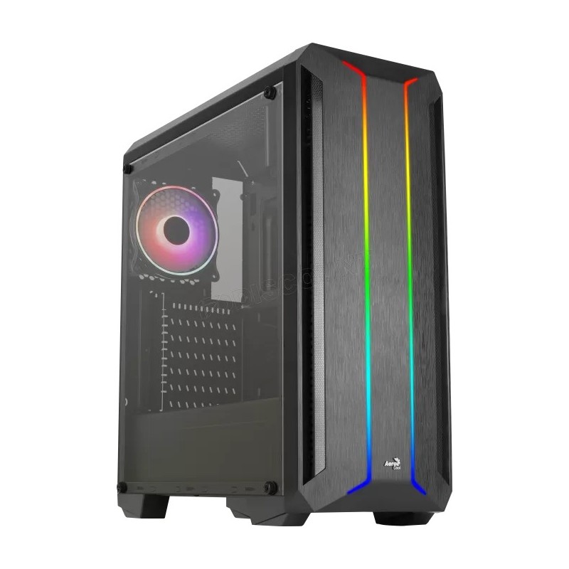 Boitier Moyen Tour ATX AeroCool Skyline v2 RGB avec panneau vitré (Noir)