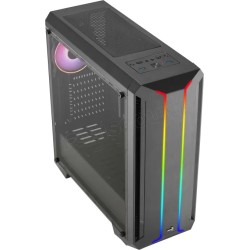 Boitier Moyen Tour ATX AeroCool Skyline v2 RGB avec panneau vitré (Noir)