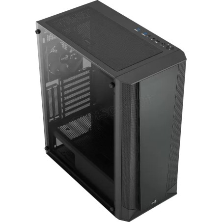 Boitier Moyen Tour ATX AeroCool Prism v1 avec panneaux vitrés (Noir)